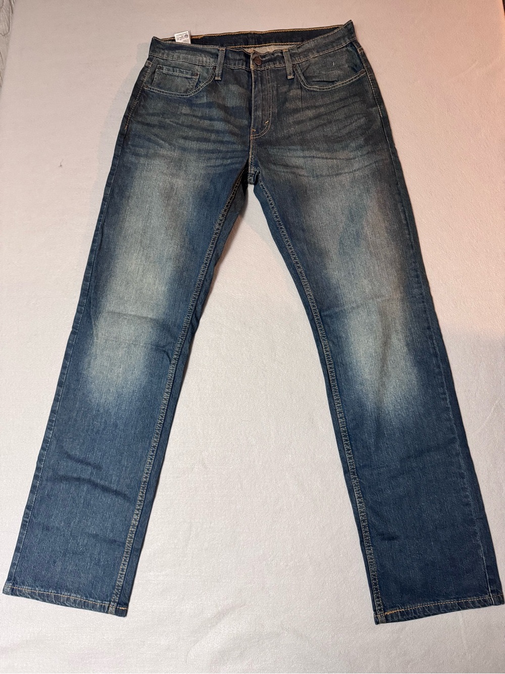 Levi's Men's Classic Dark Blue Jeans 33x34 - Picture 2 of 7